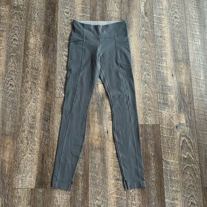 Lululemon Charcoal High-Waisted Leggings